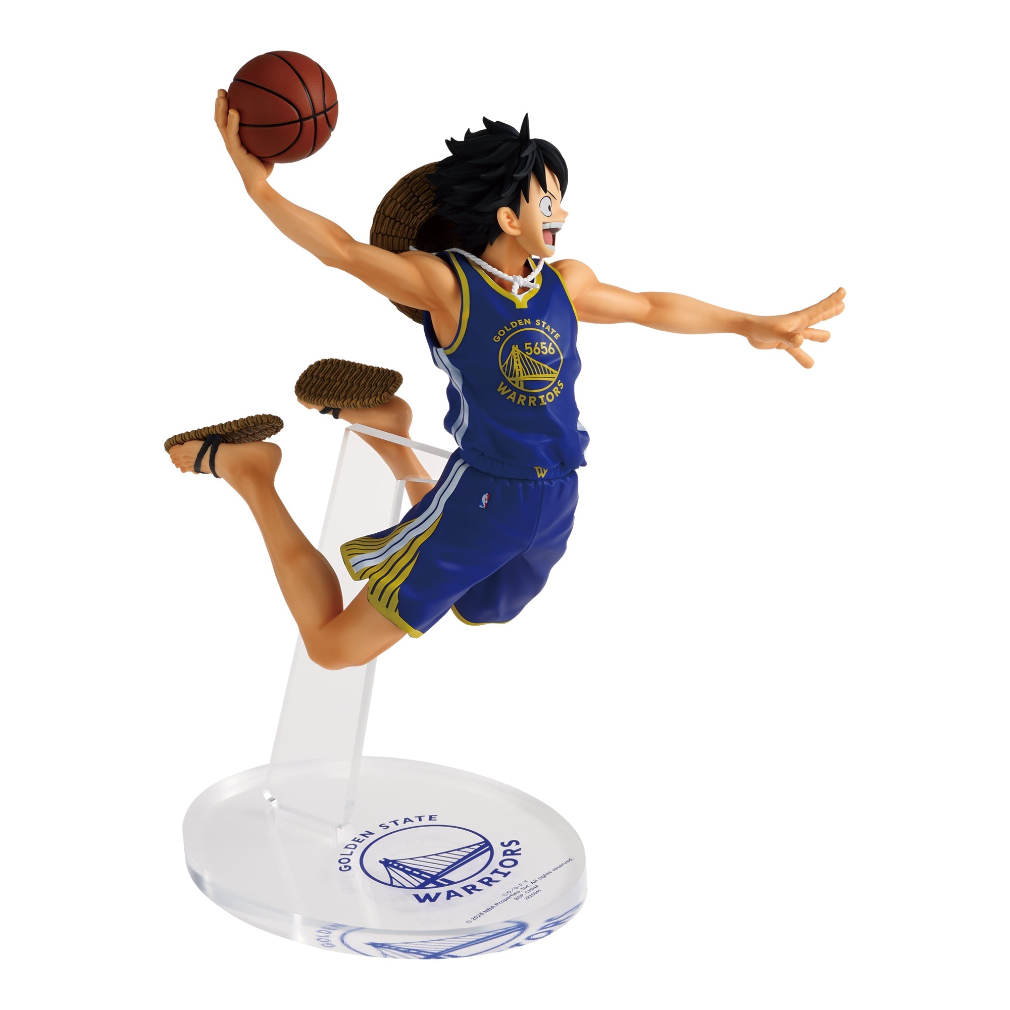 ONE PIECE ×NBA  MASTER STARS PIECE THE MONKEY.D.LUFFY GOLDEN STATE WARRIORS