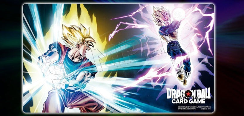 Dragon Ball Fusion World Playmat Goku vs Vegeta + promo pack vol.1