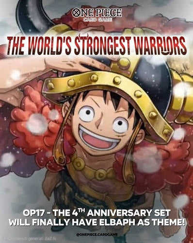 One Piece OP-17 set 4° Anniversario CASE SEALED JAP