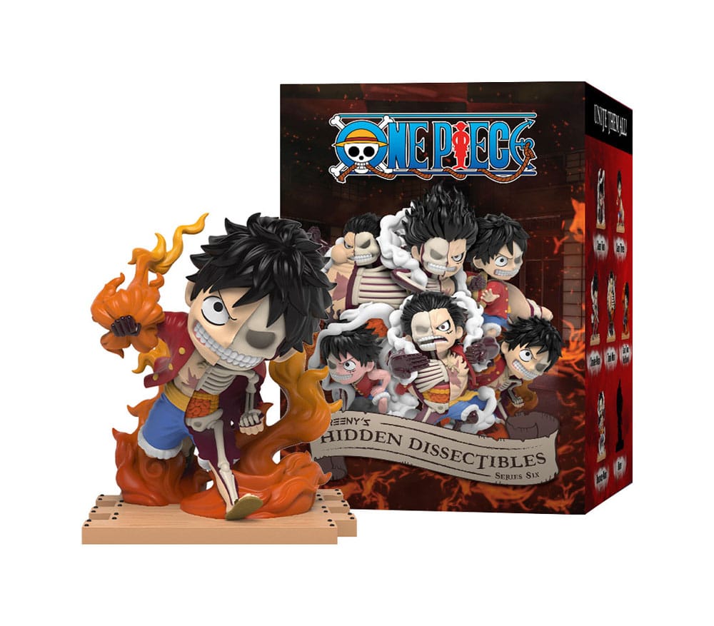 One Piece Blind Box Hidden Dissectibles Series 6 (Luffy Gear’s) Display (6)
